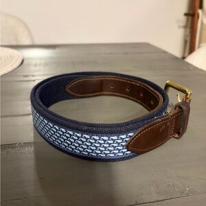 Men’s Vineyard Vines Blue Canvas Belt